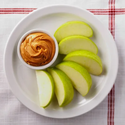 Apple Slices with Nut Butter for weight loss