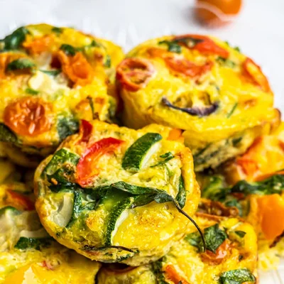 Mini Vegetable Frittatas low calories